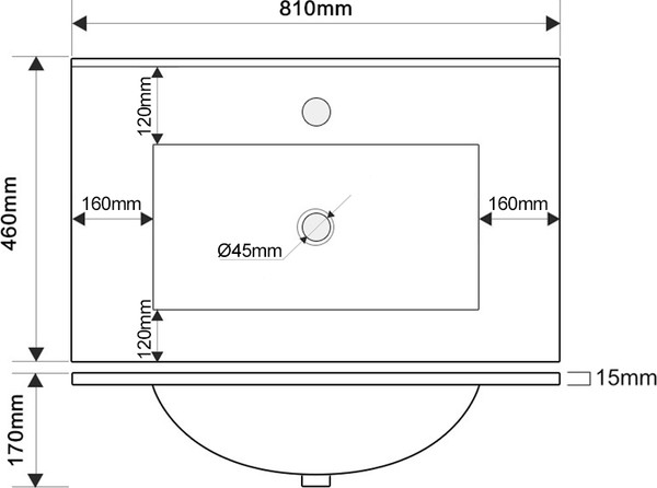 Тумба с умывальником ЗОВ Кито K80TS0MFLPM-OL80