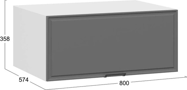 Шкаф под вытяжку ТриЯ Белладжио 1В8ГП с одной откидной дверью