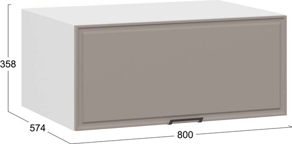 Шкаф под вытяжку ТриЯ Белладжио 1В8ГП с одной откидной дверью 