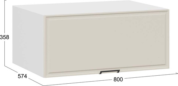 Шкаф под вытяжку ТриЯ Белладжио 1В8ГП с одной откидной дверью 