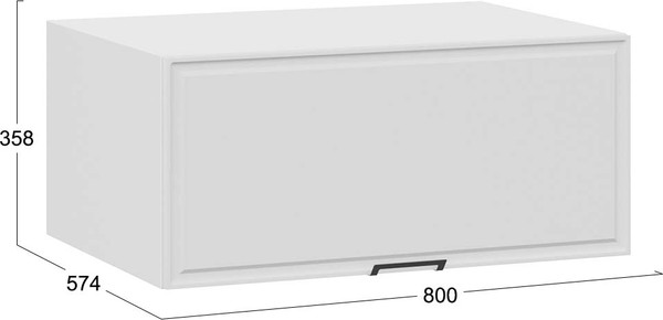 Шкаф под вытяжку ТриЯ Белладжио 1В8ГП с одной откидной дверью 