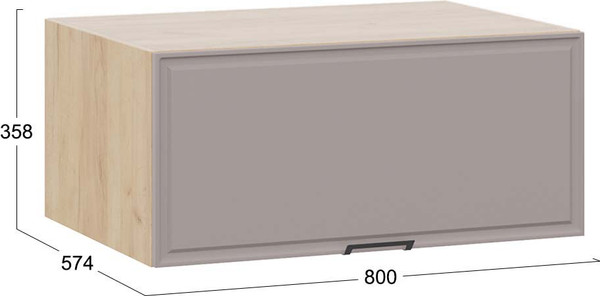 Шкаф под вытяжку ТриЯ Белладжио 1В8ГП с одной откидной дверью 