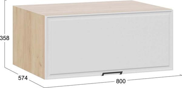 Шкаф под вытяжку ТриЯ Белладжио 1В8ГП с одной откидной дверью 