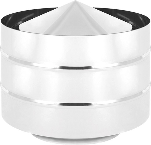 Дефлектор для дымохода Везувий AISI 304 0.8/430 0.5 д.115х180 - фото