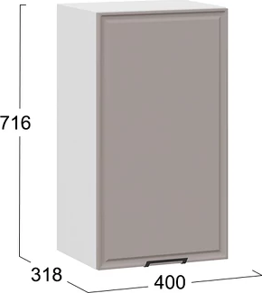 Шкаф навесной для кухни ТриЯ Белладжио 1ВВ4 с одной дверью