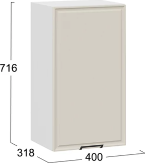 Шкаф навесной для кухни ТриЯ Белладжио 1ВВ4 с одной дверью