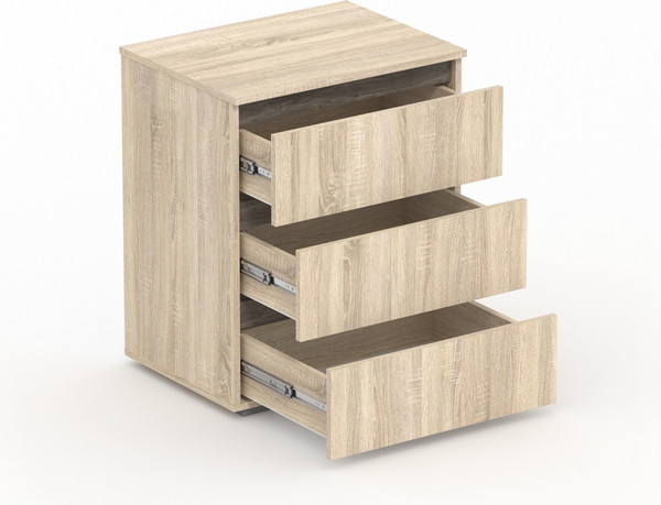 Комод Кортекс-мебель Бари 60 3ш