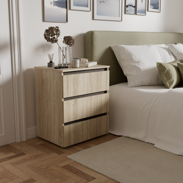 Комод Кортекс-мебель Бари 60 3ш