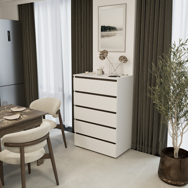 Комод Кортекс-мебель Бари 80 5ш