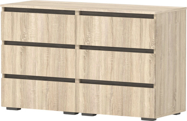 Комод Кортекс-мебель Бари 120 6ш - фото