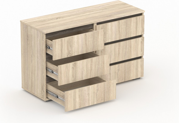 Комод Кортекс-мебель Бари 120 6ш