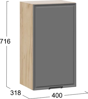 Шкаф навесной для кухни ТриЯ Белладжио 1ВВ4 с одной дверью