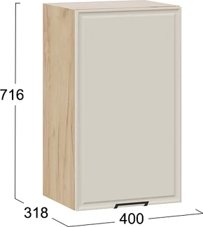 Шкаф навесной для кухни ТриЯ Белладжио 1ВВ4 с одной дверью 