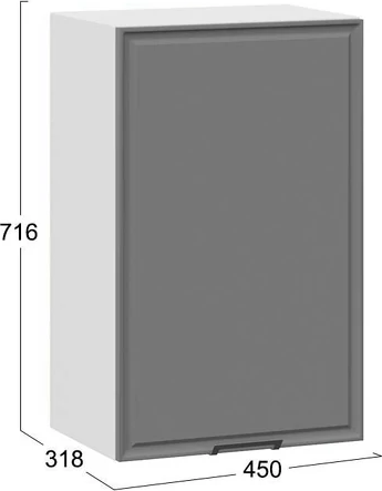 Шкаф навесной для кухни ТриЯ Белладжио 1ВВ45 с одной дверью