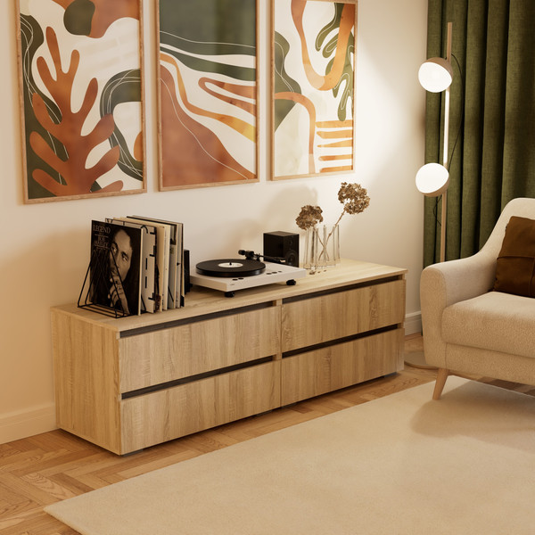 Тумба Кортекс-мебель Бари 160 4ш