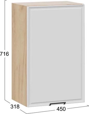 Шкаф навесной для кухни ТриЯ Белладжио 1ВВ45 с одной дверью