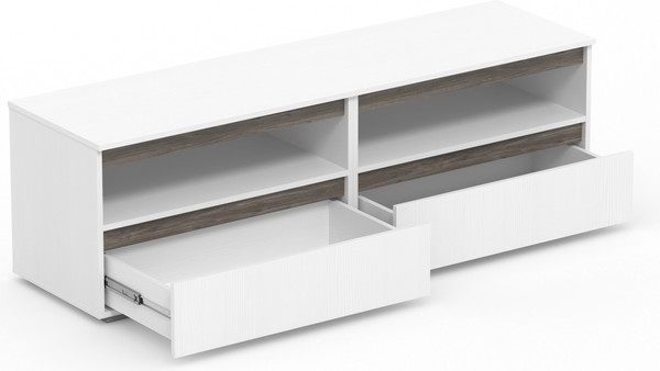 Тумба Кортекс-мебель Бари 160 2ш-2 под ТВ