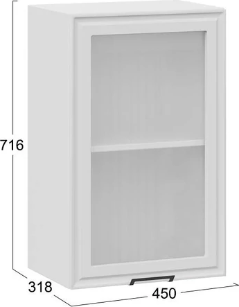 Шкаф навесной для кухни ТриЯ Белладжио 1ВВ45С с одной дверью