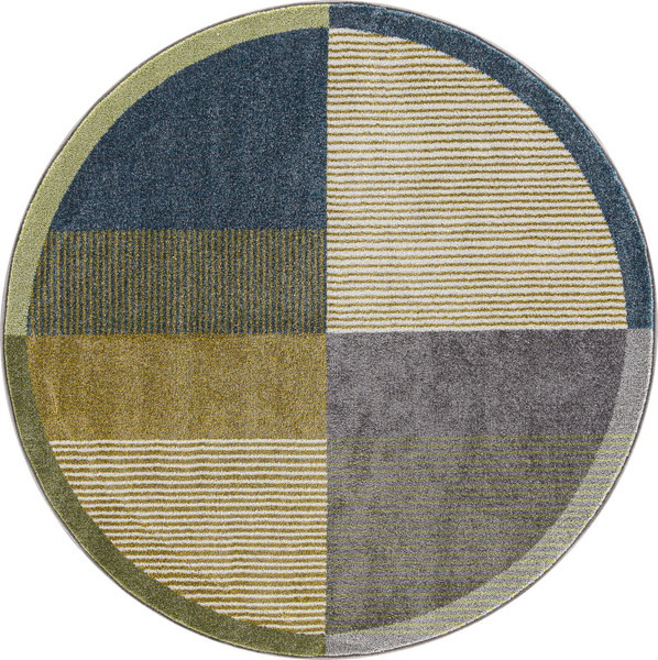 Коврик Merinos Rio F233-DAIRE-GRAY-BLUE - фото