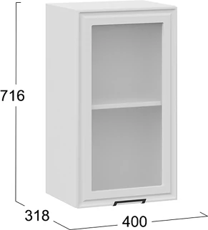 Шкаф навесной для кухни ТриЯ Белладжио 1ВВ4С с одной дверью