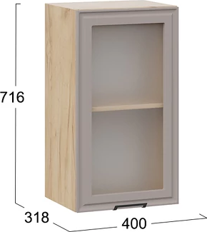 Шкаф навесной для кухни ТриЯ Белладжио 1ВВ4С с одной дверью