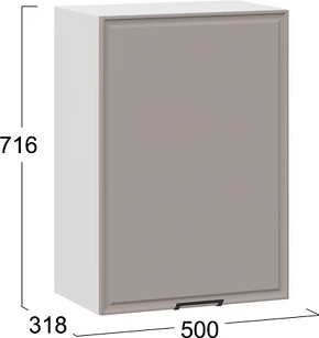 Шкаф навесной для кухни ТриЯ Белладжио 1ВВ5 с одной дверью