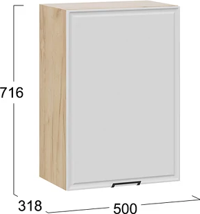 Шкаф навесной для кухни ТриЯ Белладжио 1ВВ5 с одной дверью