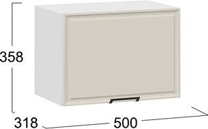 Шкаф навесной для кухни ТриЯ Белладжио 1ВВ5Г с одной откидной дверью