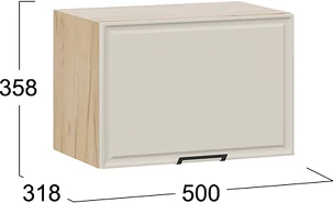 Шкаф навесной для кухни ТриЯ Белладжио 1ВВ5Г с одной откидной дверью