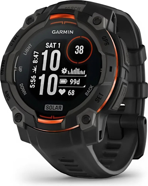 Умные часы Garmin Instinct 3 Solar 45mm / 010-02934-00 - фото