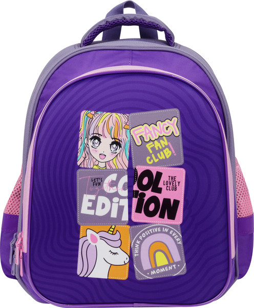 Школьный рюкзак ArtSpace School Friend Light. Cool Purple / Uni_17802 - фото