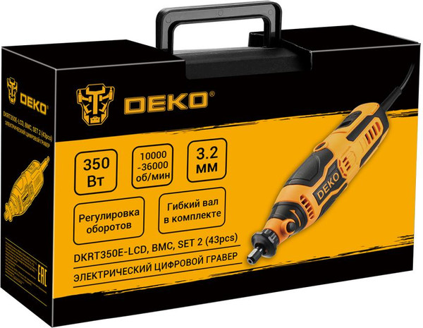 Гравер Deko DKRT350E-LCD / 085-1323