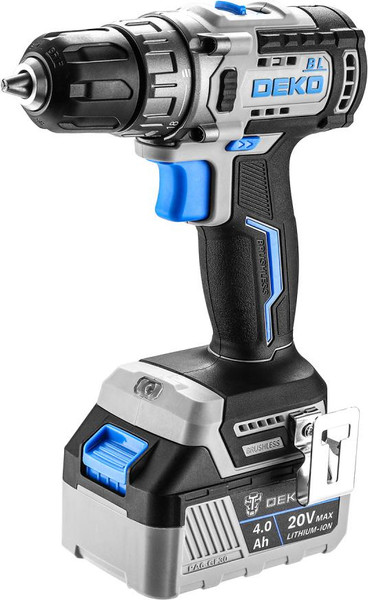 Аккумуляторная дрель-шуруповерт Deko Loner 20V ONE+ / 085-1004