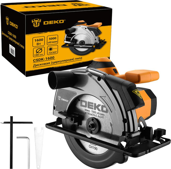 Дисковая пила Deko CSDK-1600 / 085-1151 - фото