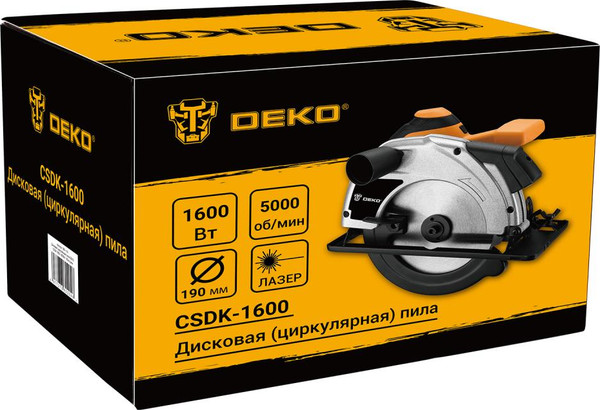 Дисковая пила Deko CSDK-1600 / 085-1151