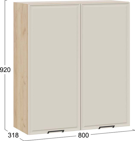 Шкаф навесной для кухни ТриЯ Белладжио 1ВВ8 с двумя дверьми