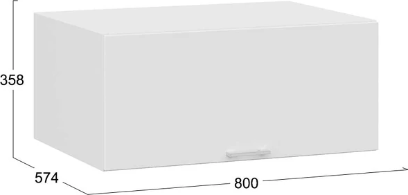 Шкаф навесной для кухни ТриЯ Габриэлла 1В8Г с одной откидной дверью
