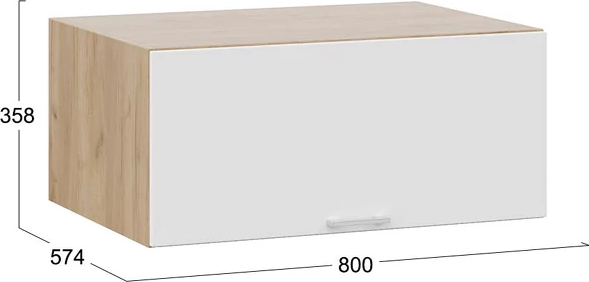 Шкаф навесной для кухни ТриЯ Габриэлла 1В8Г с одной откидной дверью