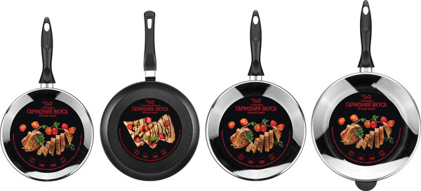 Набор сковородок Elan Gallery Гармония Вкуса / 120293+4