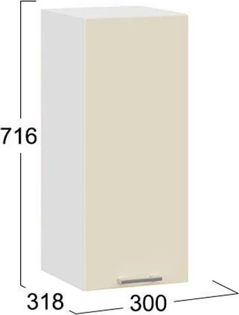 Шкаф навесной для кухни ТриЯ Габриэлла 1ВВ3 с одной дверью