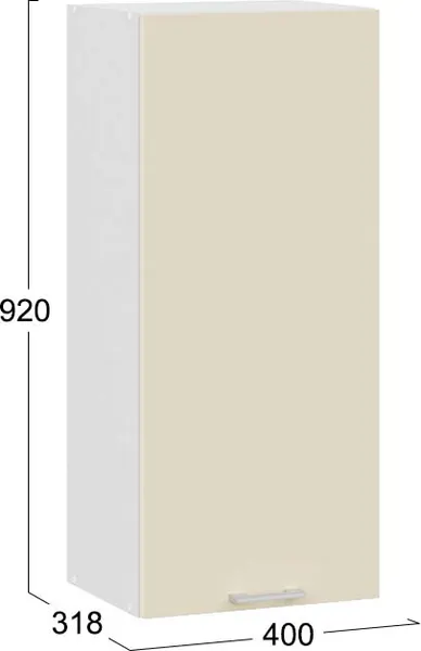 Шкаф навесной для кухни ТриЯ Габриэлла 1ВВ4 с одной дверью