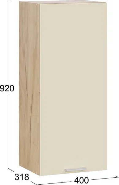 Шкаф навесной для кухни ТриЯ Габриэлла 1ВВ4 с одной дверью