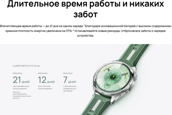 Умные часы Huawei Watch GT 6 46mm / 55020FWE