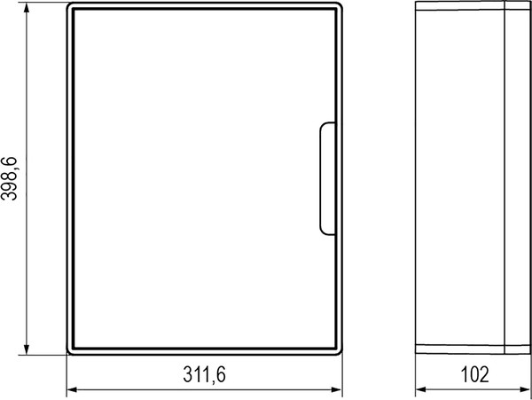 Бокс пластиковый DKC Frame 24М / F24W1WD