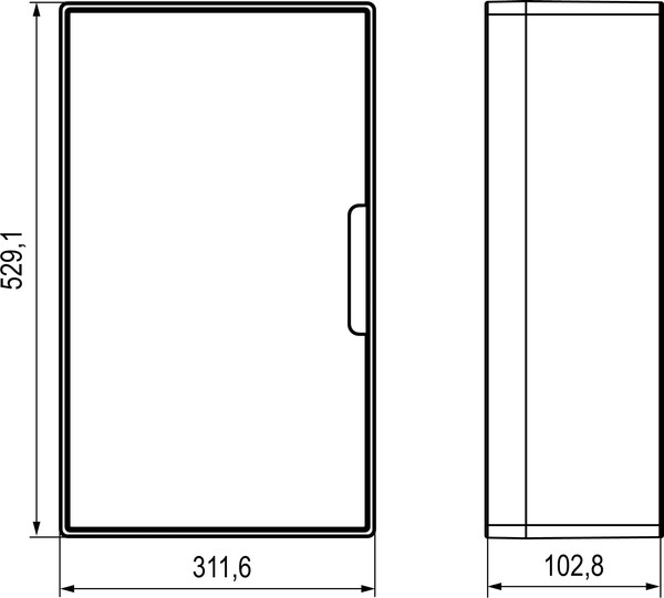 Бокс пластиковый DKC Frame 36М / F36W1WD