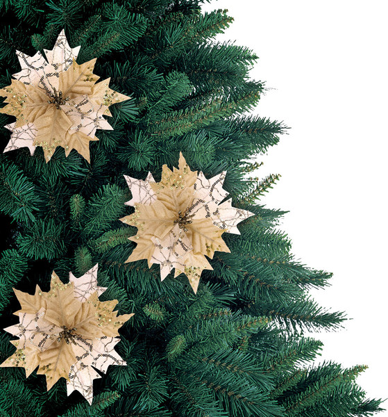 Набор елочных игрушек Золотая сказка Цветок / 592417