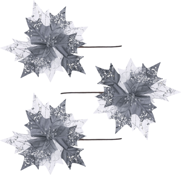 Набор елочных игрушек Золотая сказка Цветок / 592418 - фото