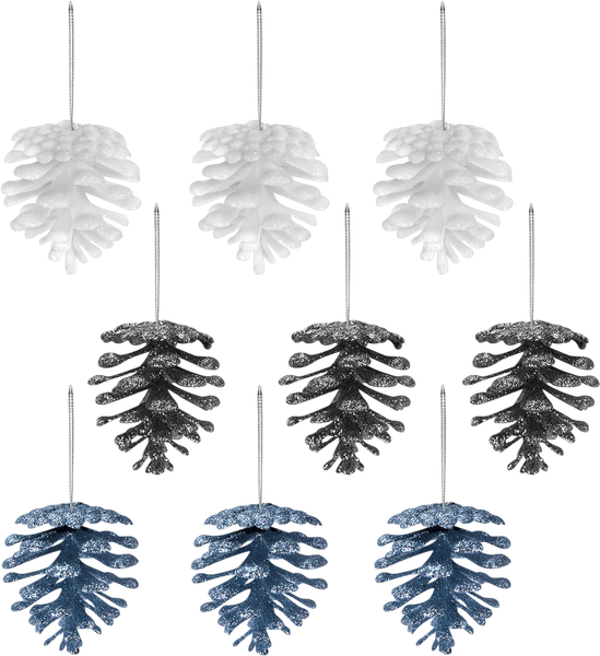 Набор елочных игрушек Золотая сказка Шишки / 592455 - фото