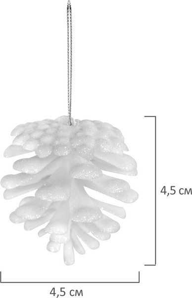 Набор елочных игрушек Золотая сказка Шишки / 592455