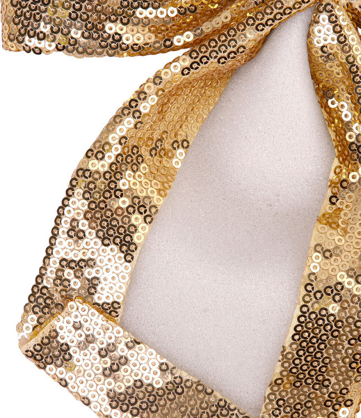 Подвеска новогодняя Золотая сказка Бант с пайетками / 592479